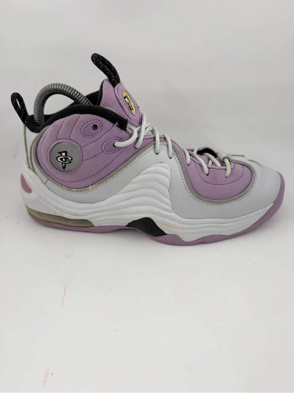Nike Kids Air Penny II Mid - SZ 7 Y- Lilac Purple Basketball  Sneakers